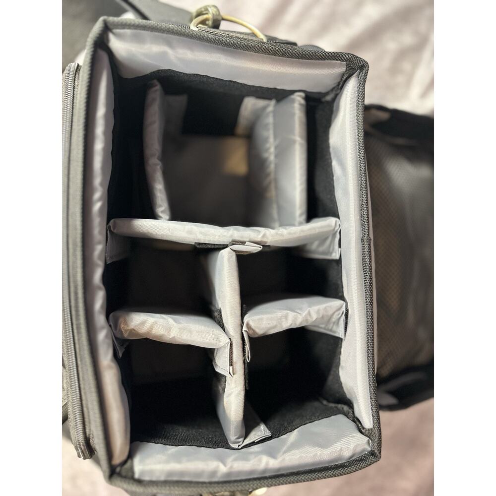 Canon 200DG Deluxe Camera Bag 9320A003 DSLR Padded Shoulder Case Black - Picture 3 of 7
